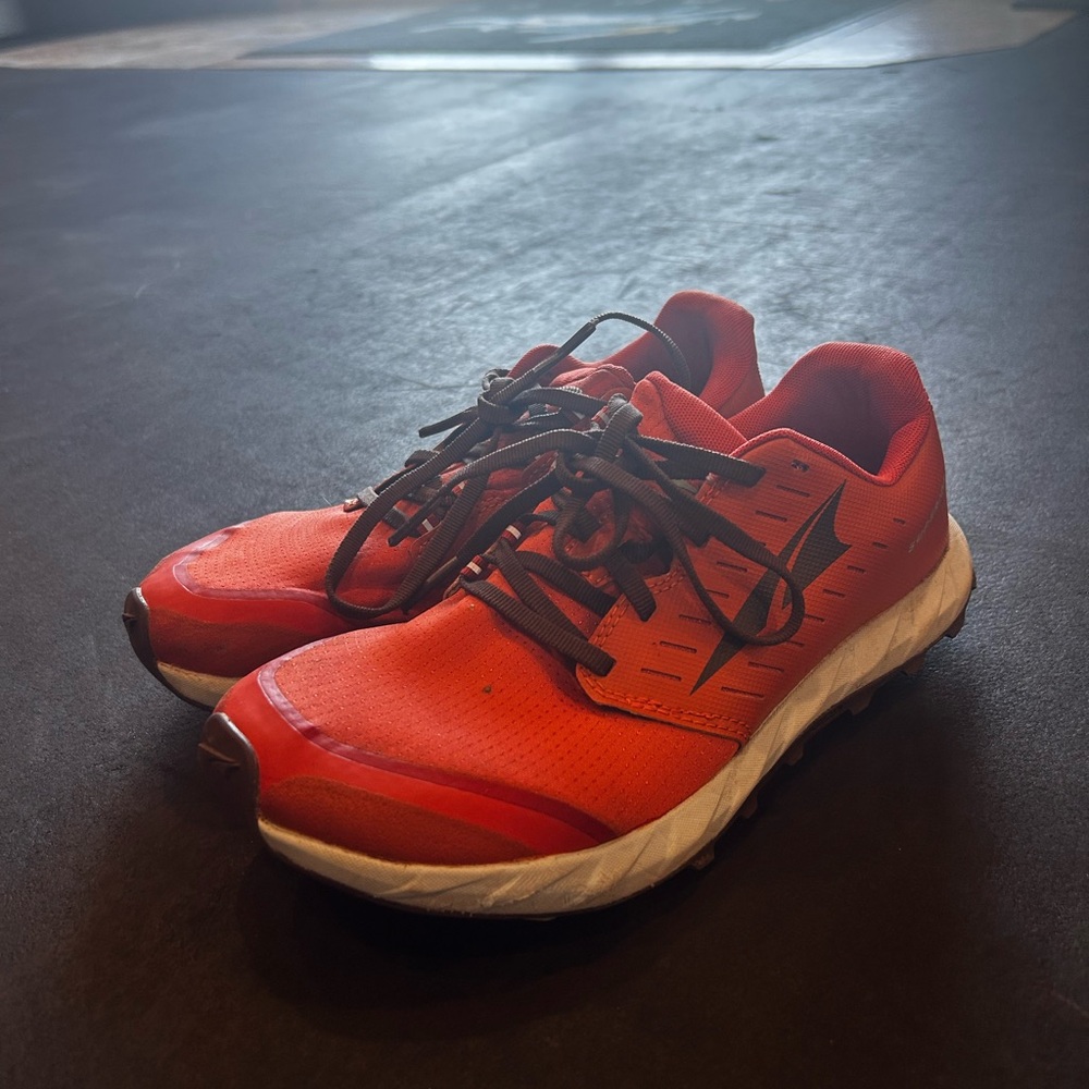 Altra Men's Red and Black Athletic Running Shoes